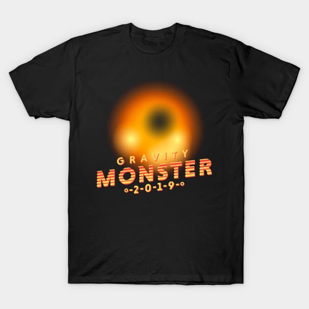 Black Hole Gravity Monster M87 April 2019 T-Shirt by holger.brandt